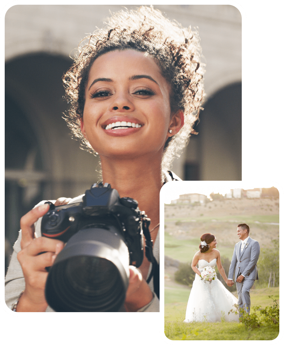  We are looking for wedding and event photographers